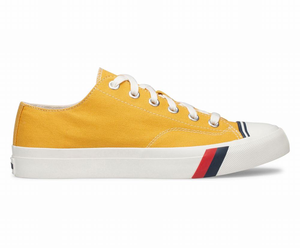 Women's Keds Royal Lo Low Top Sneakers Yellow 8479201WB - South Africa